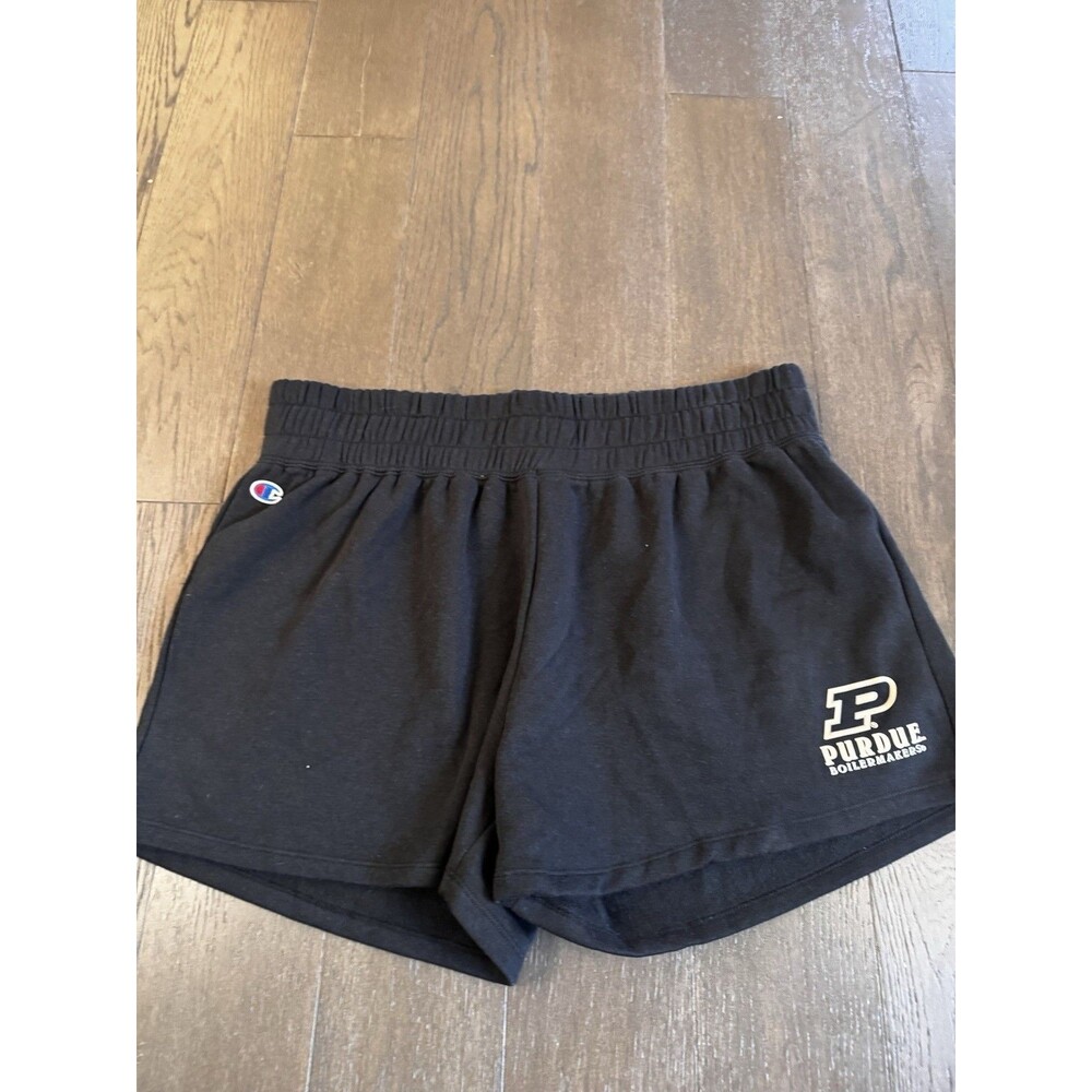 Champion Purdue Boilermakers Shorts Mens 2XL Black Fleece NCAA NWT